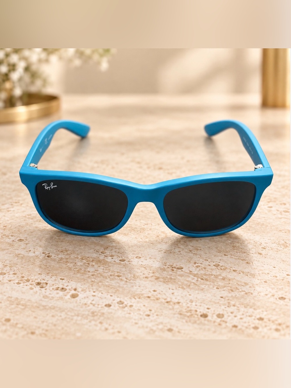Ray-Ban Junior RJ9062S Blue Square Sunglasses Kids 48mm